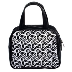 Soft-pattern-repeat-monochrome Classic Handbag (two Sides) by Semog4