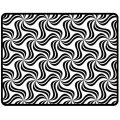 Soft-pattern-repeat-monochrome Fleece Blanket (medium) by Semog4