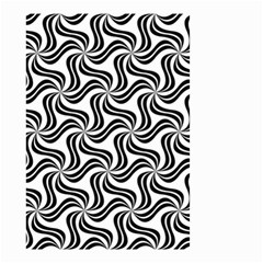 Soft-pattern-repeat-monochrome Small Garden Flag (two Sides) by Semog4