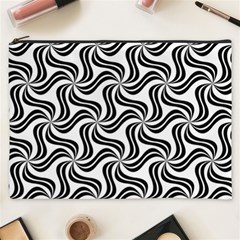 Soft-pattern-repeat-monochrome Cosmetic Bag (xxxl) by Semog4