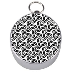 Soft-pattern-repeat-monochrome Silver Compasses by Semog4