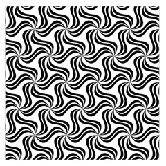 Soft-pattern-repeat-monochrome Square Satin Scarf (36  X 36 ) by Semog4