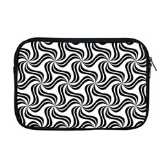 Soft-pattern-repeat-monochrome Apple Macbook Pro 17  Zipper Case by Semog4