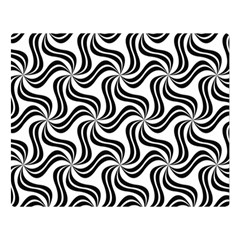 Soft-pattern-repeat-monochrome Premium Plush Fleece Blanket (large) by Semog4