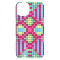 Checkerboard-squares-abstract---- Iphone 14 Black Uv Print Case