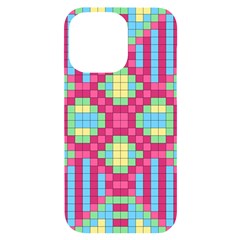 Checkerboard-squares-abstract---- Iphone 14 Pro Max Black Uv Print Case by Semog4