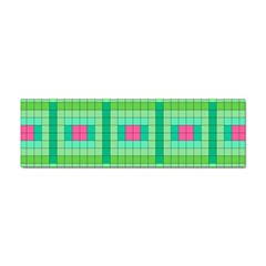 Checkerboard-squares-abstract-- Sticker Bumper (10 Pack) by Semog4