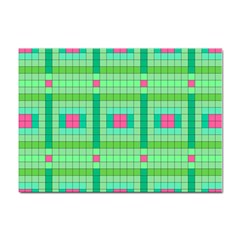 Checkerboard-squares-abstract-- Sticker A4 (100 Pack) by Semog4