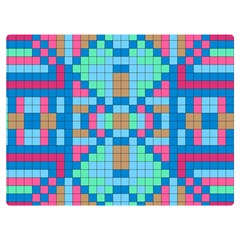 Checkerboard-squares-abstract Premium Plush Fleece Blanket (extra Small)