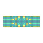 Checkerboard-squares-abstract- Sticker (Bumper) Front