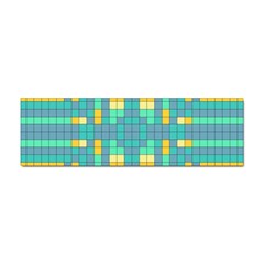 Checkerboard-squares-abstract- Sticker Bumper (100 Pack) by Semog4