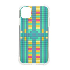 Checkerboard-squares-abstract- Iphone 11 Tpu Uv Print Case