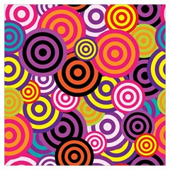 Abstract-circles-background-retro Lightweight Scarf  by Semog4