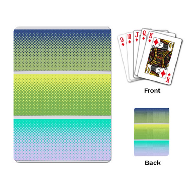 Pattern-banner-background-dot-set Playing Cards Single Design (Rectangle)