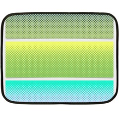 Pattern-banner-background-dot-set Two Sides Fleece Blanket (mini)