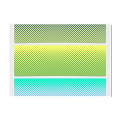 Pattern-banner-background-dot-set Crystal Sticker (a4)