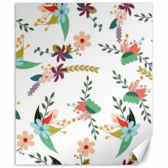 Floral-backdrop-pattern-flower Canvas 20  X 24  by Semog4