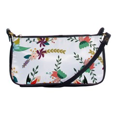 Floral-backdrop-pattern-flower Shoulder Clutch Bag by Semog4