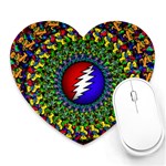 Grateful Dead Heart Mousepad Front