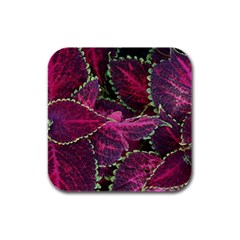 Abstract Beautiful Beauty Bright Rubber Square Coaster (4 Pack) by Semog4