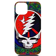 Grateful Dead Iphone 14 Black Uv Print Case by Semog4