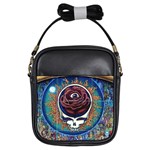 Grateful Dead Skull Rose Girls Sling Bag Front