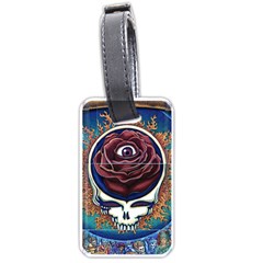 Grateful Dead Skull Rose Luggage Tag (one Side) by Semog4