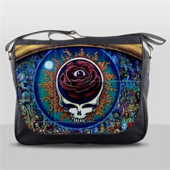 Grateful Dead Skull Rose Messenger Bag by Semog4