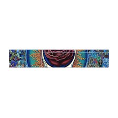 Grateful Dead Skull Rose Premium Plush Fleece Scarf (mini) by Semog4