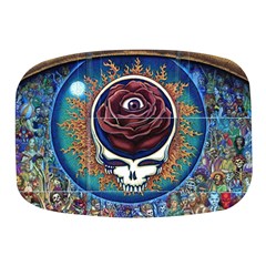 Grateful Dead Skull Rose Mini Square Pill Box by Semog4