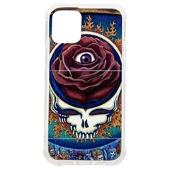 Grateful Dead Skull Rose Iphone 12 Mini Tpu Uv Print Case	