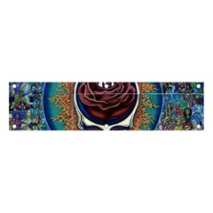 Grateful Dead Skull Rose Banner And Sign 4  X 1  by Semog4