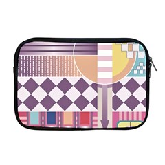 Abstract Shape Color Gradient Apple Macbook Pro 17  Zipper Case by Semog4