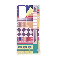 Abstract Shape Color Gradient Samsung Galaxy Note 20 Tpu Uv Case by Semog4