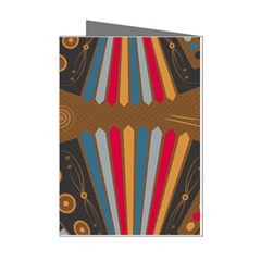 Pattern Accordion Mini Greeting Cards (pkg Of 8) by Semog4