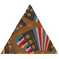 Pattern Accordion Wooden Puzzle Triangle by Semog4