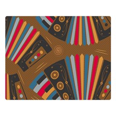 Pattern Accordion Premium Plush Fleece Blanket (large) by Semog4