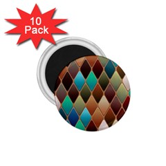 Diamond Shapes Pattern 1 75  Magnets (10 Pack)  by Semog4