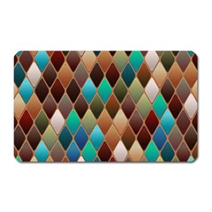 Diamond Shapes Pattern Magnet (rectangular) by Semog4