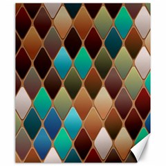 Diamond Shapes Pattern Canvas 20  X 24  by Semog4