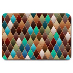 Diamond Shapes Pattern Large Doormat by Semog4