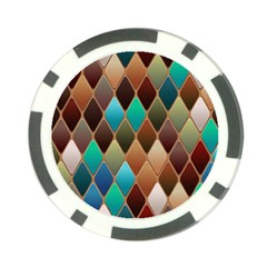 Diamond Shapes Pattern Poker Chip Card Guard (10 Pack) by Semog4