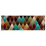 Diamond Shapes Pattern Banner and Sign 6  x 2  Front