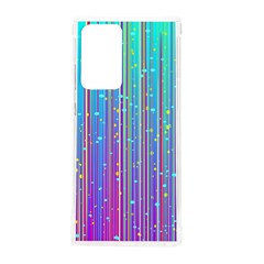 Blue Magenta Speckles Line Samsung Galaxy Note 20 Ultra Tpu Uv Case by Semog4