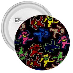 Grateful Dead Pattern 3  Buttons