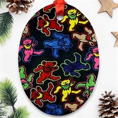 Grateful Dead Pattern Ornament (Oval)