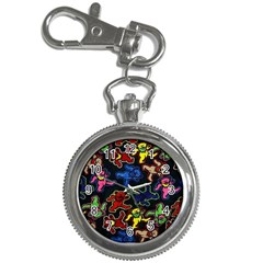 Grateful Dead Pattern Key Chain Watches