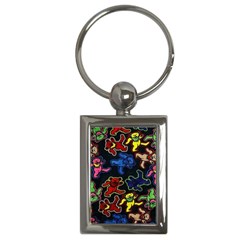 Grateful Dead Pattern Key Chain (rectangle) by Semog4