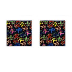 Grateful Dead Pattern Cufflinks (Square)