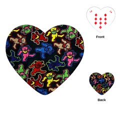 Grateful Dead Pattern Playing Cards Single Design (Heart)